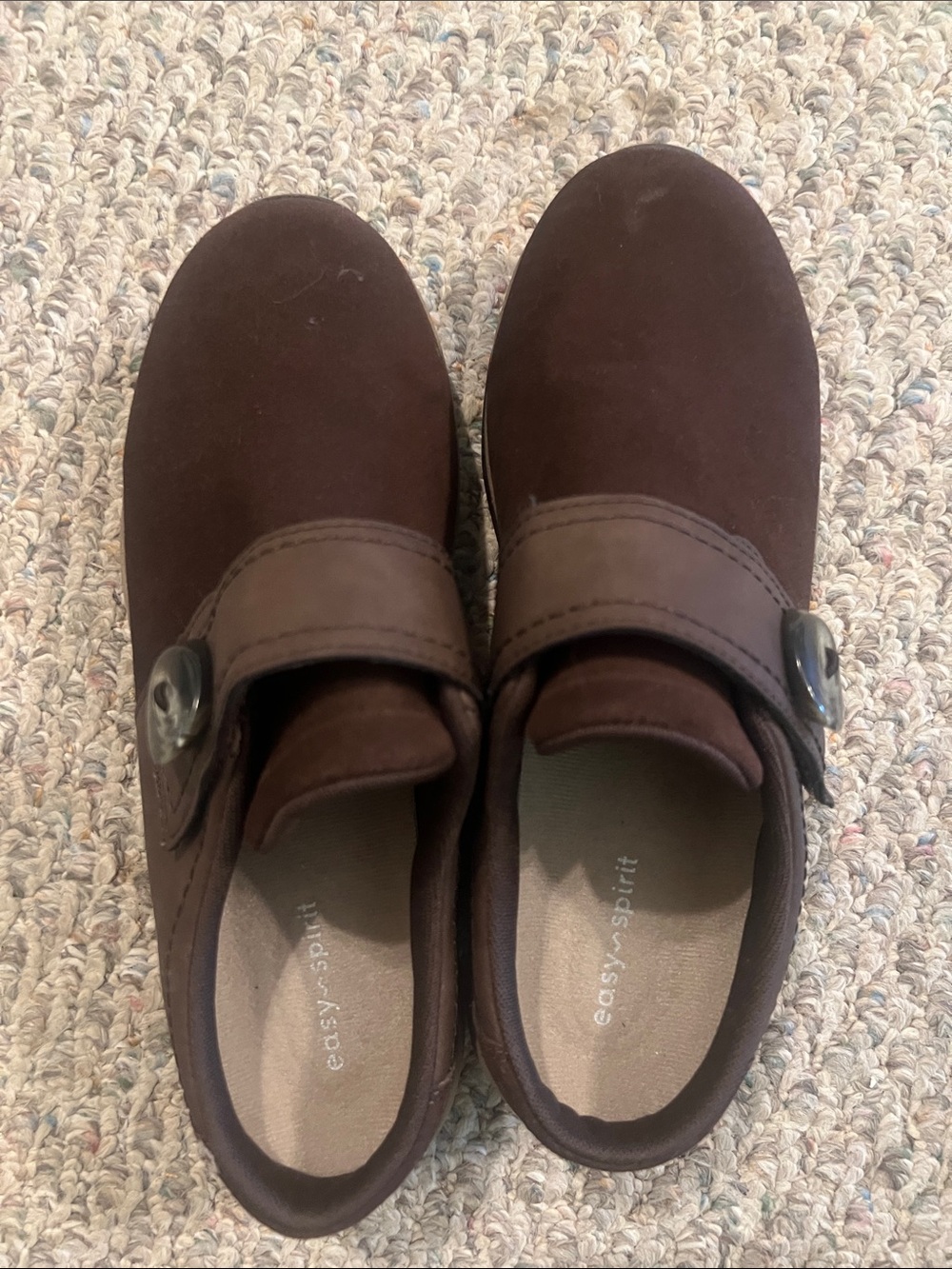 Easy Spirit Women’s Brown Suede Comfort Shoes
